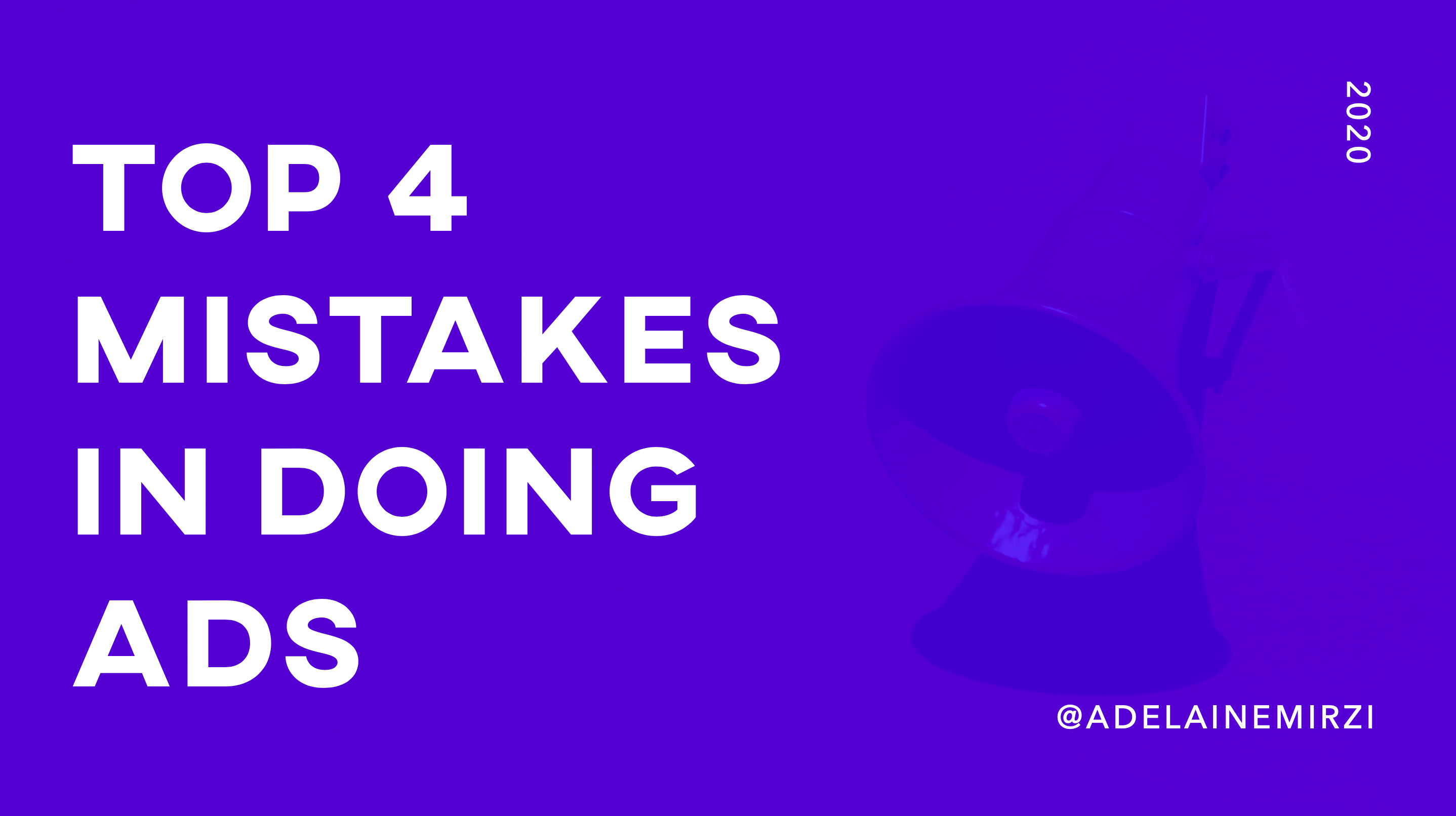 Top 4 Costly Facebook Ads Mistakes